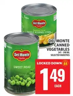 Food Basics DEL MONTE CANNED VEGETABLES offer