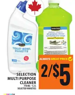 Food Basics SELECTION MULTI PURPOSE CLEANER offer