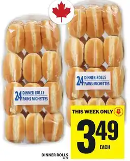 Food Basics DINNER ROLLS offer