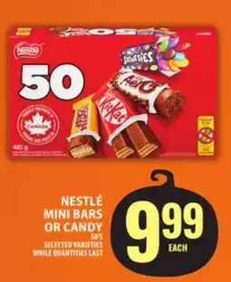 Food Basics NESTLÉ MINI BARS OR CANDY offer