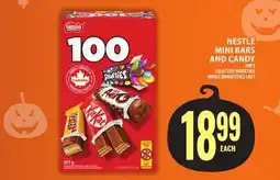 Food Basics NESTLÉ MINI BARS AND CANDY offer