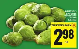 Food Basics BRUSSELS SPROUTS offer