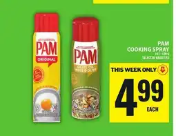 Food Basics PAM COOKING SPRAY offer
