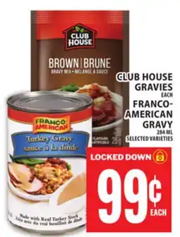 Food Basics CLUB HOUSE GRAVIES EACH FRANCO- AMERICAN GRAVY offer