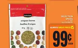 Food Basics SELECTION SPICES offer
