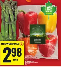Food Basics ASSORTED SWEET PEPPERS OR ASPARAGUS offer