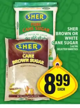Food Basics SHER BROWN OR WHITE CANE SUGAR offer