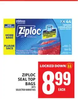 Food Basics ZIPLOC SEAL TOP BAGS offer