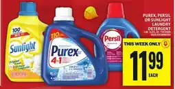 Food Basics PUREX, PERSIL OR SUNLIGHT LAUNDRY DETERGENT offer