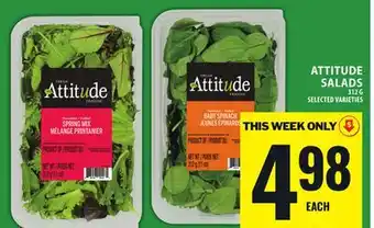 Food Basics ATTITUDE SALADS offer