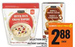 Food Basics SELECTION OATS, INSTANT OATMEAL offer