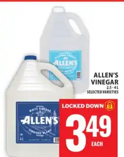 Food Basics ALLEN'S VINEGAR offer