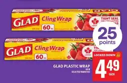 Food Basics GLAD PLASTIC WRAP offer