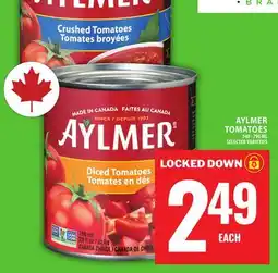 Food Basics AYLMER TOMATOES offer