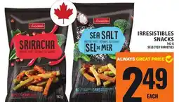 Food Basics IRRESISTIBLES SNACKS offer