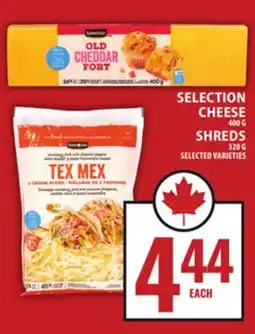 Food Basics SELECTION CHEESE OR SHREDS offer