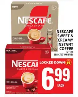 Food Basics NESCAFẺ SWEET & CREAMY INSTANT COFFEE offer