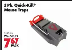 Home Hardware 2 Pack Quick-Kill Mouse Traps offer
