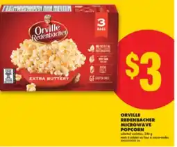 No Frills ORVILLE REDENBACHER MICROWAVE POPCORN, 246 g offer