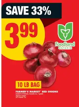 No Frills FARMER'S MARKET RED ONIONS, 10 LB BAG offer