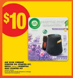 No Frills AIR WICK VIBRANT SCENTED OIL STARTER KIT, REFILL 2x20 mL or ESSENTIAL MIST STARTER KIT offer