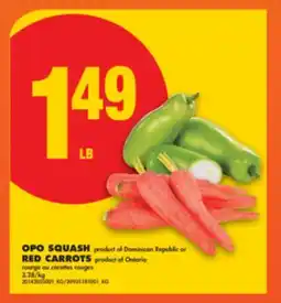No Frills OPO SQUASH, RED CARROTS offer