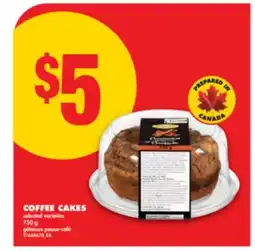No Frills COFFEE CAKES,750 g offer