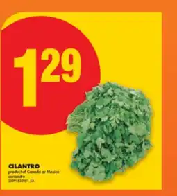 No Frills CILANTRO offer