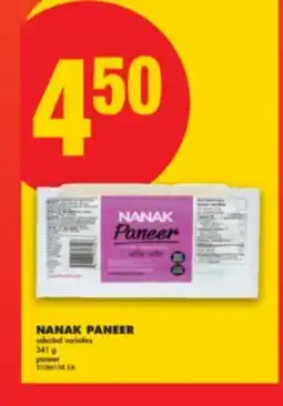 No Frills NANAK PANEER, 341 g offer