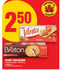 No Frills DARE CRACKERS, 100-225 g offer