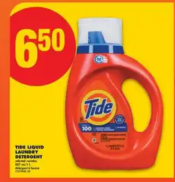 No Frills TIDE LIQUID LAUNDRY DETERGENT, 887 mL/1 L offer