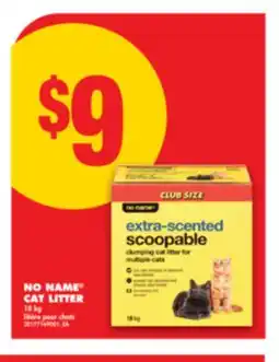 No Frills NO NAME CAT LITTER 18 kg offer