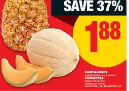 No Frills CANTALOUPE or PINEAPPLE offer