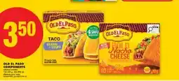 No Frills OLD EL PASO COMPONENTS, 125-334 g, 243-398 mL offer