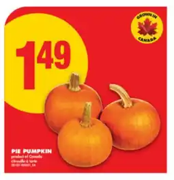 No Frills PIE PUMPKIN offer