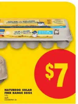 No Frills NATUREGG SOLAR FREE RANGE EGGS, 12's offer