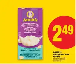 No Frills ANNIE'S MACARONI AND CHEESE, 170 G offer