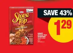 No Frills KRAFT STOVE TOP STUFFING, 120 G offer