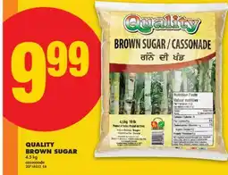 No Frills QUALITY BROWN SUGAR 4.5 kg offer