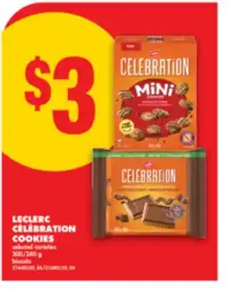 No Frills LECLERC CÉLÉBRATION COOKIES, 200/240 G offer