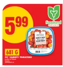 No Frills PC VARIETY TOMATOES, 681 G offer