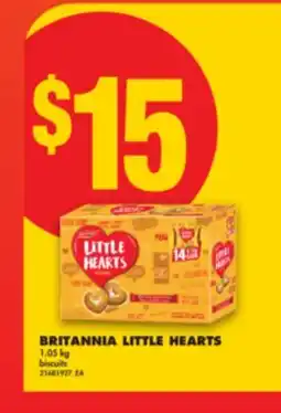 No Frills BRITANNIA LITTLE HEARTS, 1.05 kg offer