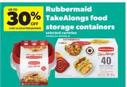 Real Canadian Superstore RUBBERMAID TAKEALONGS FOOD STORAGE CONTAINERS offer