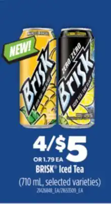 Real Canadian Superstore BRISK ICED TEA, 710 mL offer