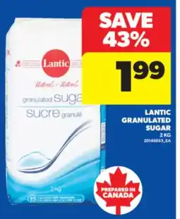 Real Canadian Superstore LANTIC GRANULATED SUGAR, 2 KG offer