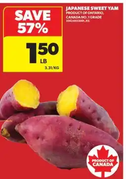 Real Canadian Superstore JAPANESE SWEET YAM offer