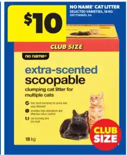 Real Canadian Superstore NO NAME CAT LITTER, 18 KG offer