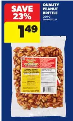 Real Canadian Superstore QUALITY PEANUT BRITTLE, 200 G offer