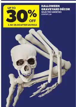 Real Canadian Superstore HALLOWEEN GRAVEYARD DÉCOR offer