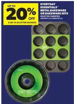 Real Canadian Superstore EVERYDAY ESSENTIALS METAL BAKEWARE OR BAKEWARE SETS offer